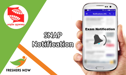 SNAP 2019 Notification | Online Registration (Open), Eligibility, Exam Date