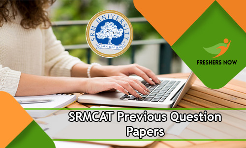 SRMCAT Previous Question Papers