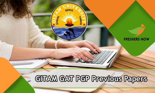 GITAM GAT PGP Previous Question Papers