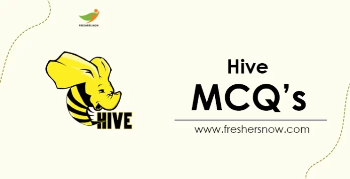 Hive MCQ's