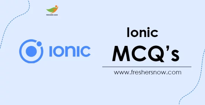 Ionic MCQ's