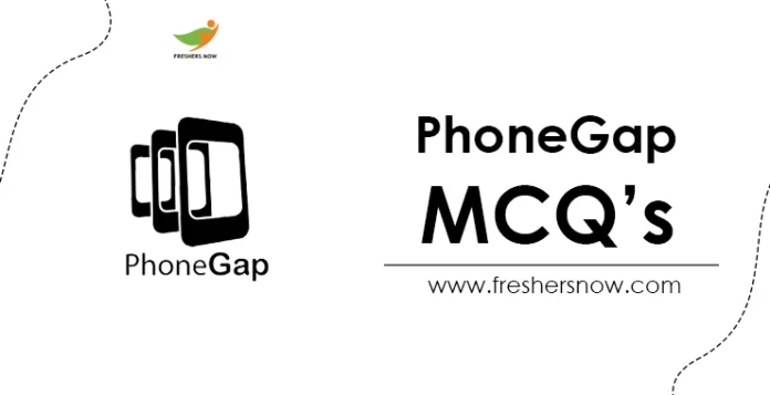 PhoneGap MCQ's