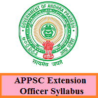 APPSC Extension Officer Syllabus