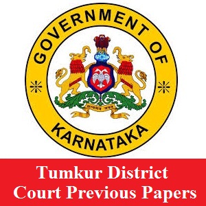 Tumkur District Court Previous Papers