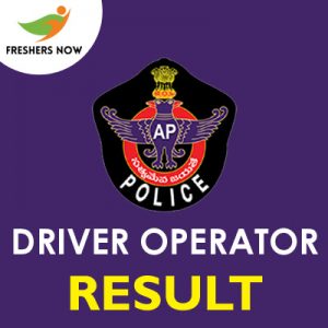 AP Driver Operator Result 2019