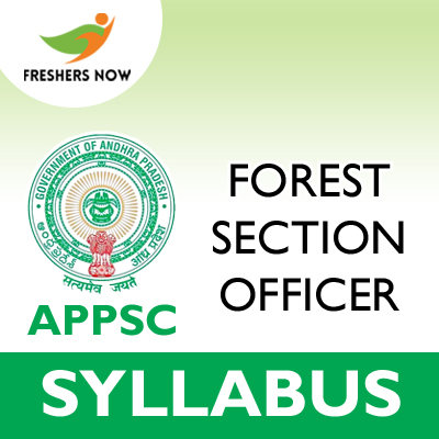 APPSC Forest Section Officer Syllabus 2019