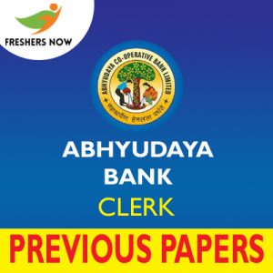 Abhyudaya Bank Clerk Previous Papers