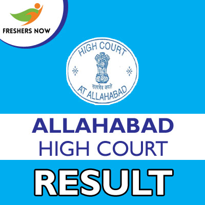 Allahabad High Court Result 2019