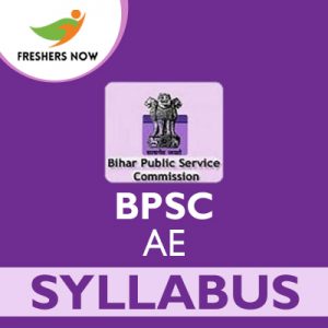 BPSC AE Syllabus 2020