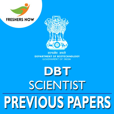 DBT Scientist Previous Papers