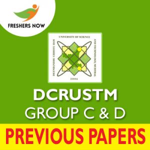 DCRUSTM Group C D Previous Papers