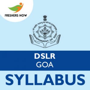 DSLR Goa Syllabus 2019