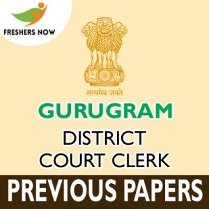 Gurugram District Court Clerk Previous Papers