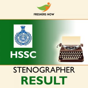 HSSC Stenographer Result 2019