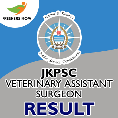 JKPSC Veterinary Assistant Surgeon Result