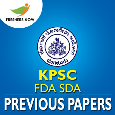 KPSC FDA SDA Previous Papers