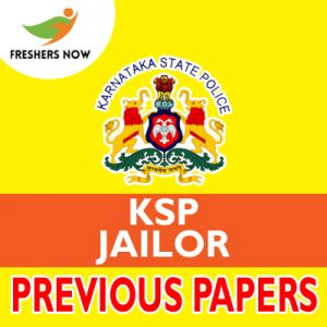 KSP Jailor Previous Papers