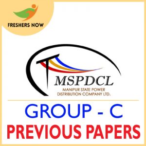 MSPDCL Group C Previous Papers