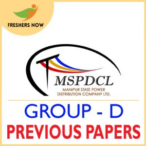 MSPDCL Group D Previous Papers