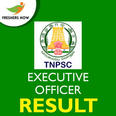 TNPSC Executive Officer Result 2019