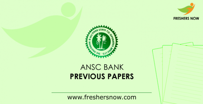 ANSC Bank Previous Papers