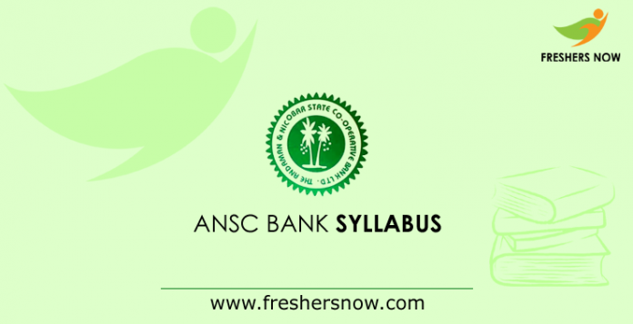 ANSC Bank Syllabus 2019