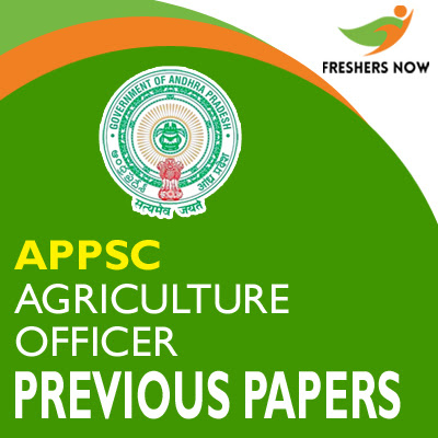 APPSC Agriculture Officer Previous Papers