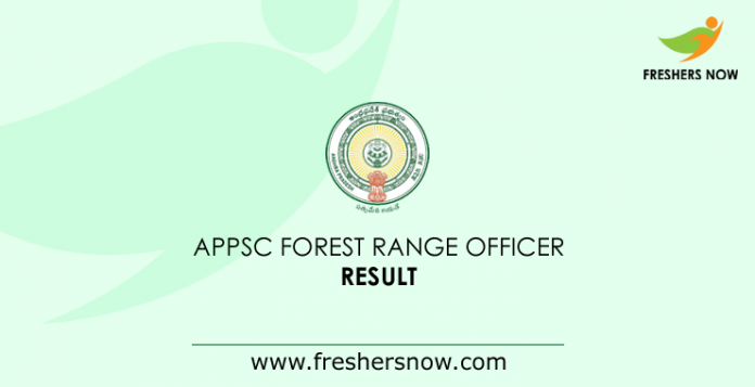 APPSC Forest Range Officer Result 2019