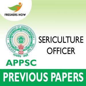 APPSC Sericulture Officer Previous Papers