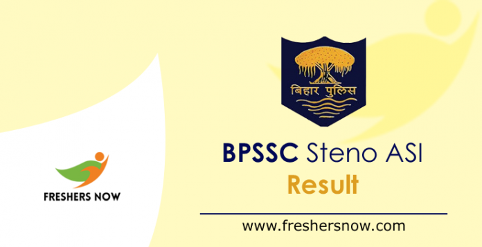 BPSSC Steno ASI Result 2019