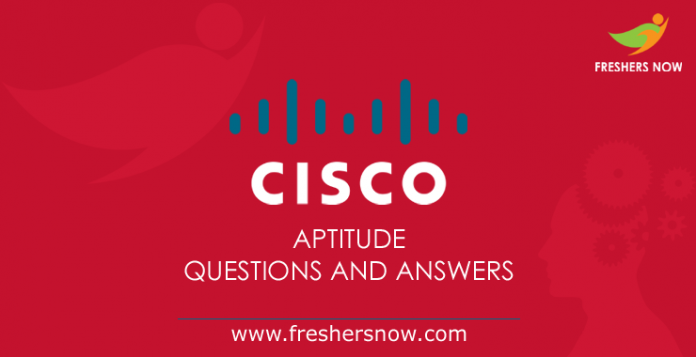 Cisco Aptitude Questions and Answers