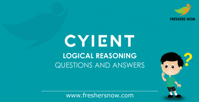 Cyient Logical Reasoning Questions and Answers