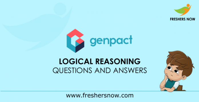 Genpact Logical Reasoning Questions And Answers For Freshers Pdf