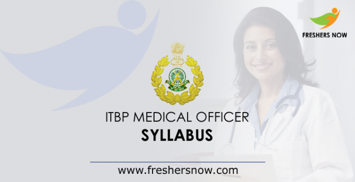 ITBP Medical Officer Syllabus 2019