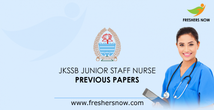 JKSSB Junior Staff Nurse Previous Papers