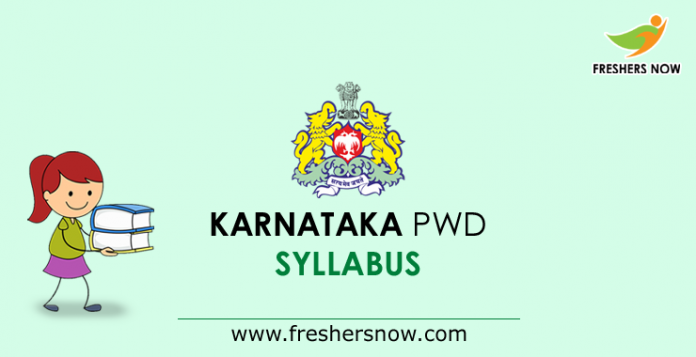 Karnataka PWD Syllabus 2019