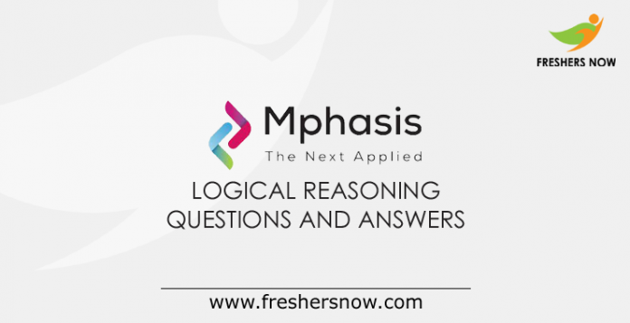 Mphasis Logical Reasoning Questions and Answers
