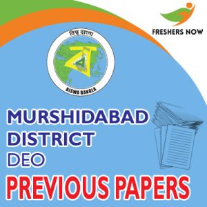 Murshidabad District DEO Previous Papers