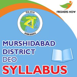 Murshidabad District DEO Syllabus 2019