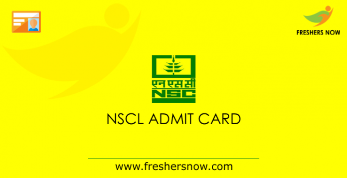 NSCL Admit Card