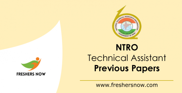 NTRO Technical Assistant Previous Papers