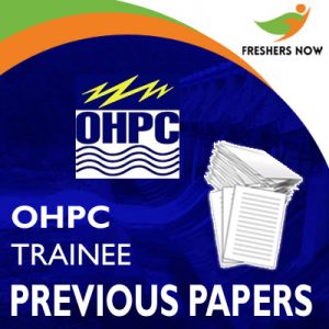 OHPC Trainee Previous Papers
