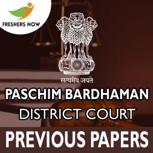 Paschim Bardhaman District Court Previous Papers