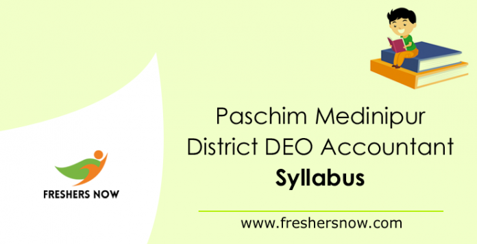 Paschim Medinipur District DEO Accountant Syllabus 2019