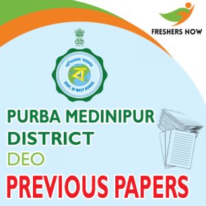 Purba Medinipur District DEO Previous Papers