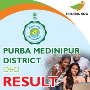 Purba Medinipur District DEO Result