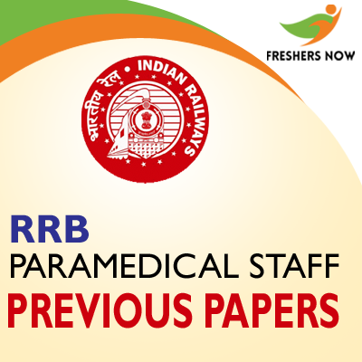 RRB Paramedical Staff Previous Papers