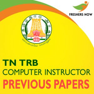 TN TRB Computer Instructor Previous Papers