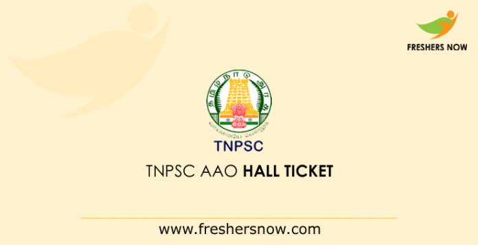 TNPSC AAO Hall Ticket 2019\