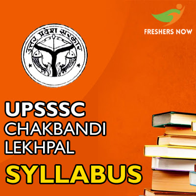 UPSSSC Chakbandi Lekhpal Syllabus 2019
